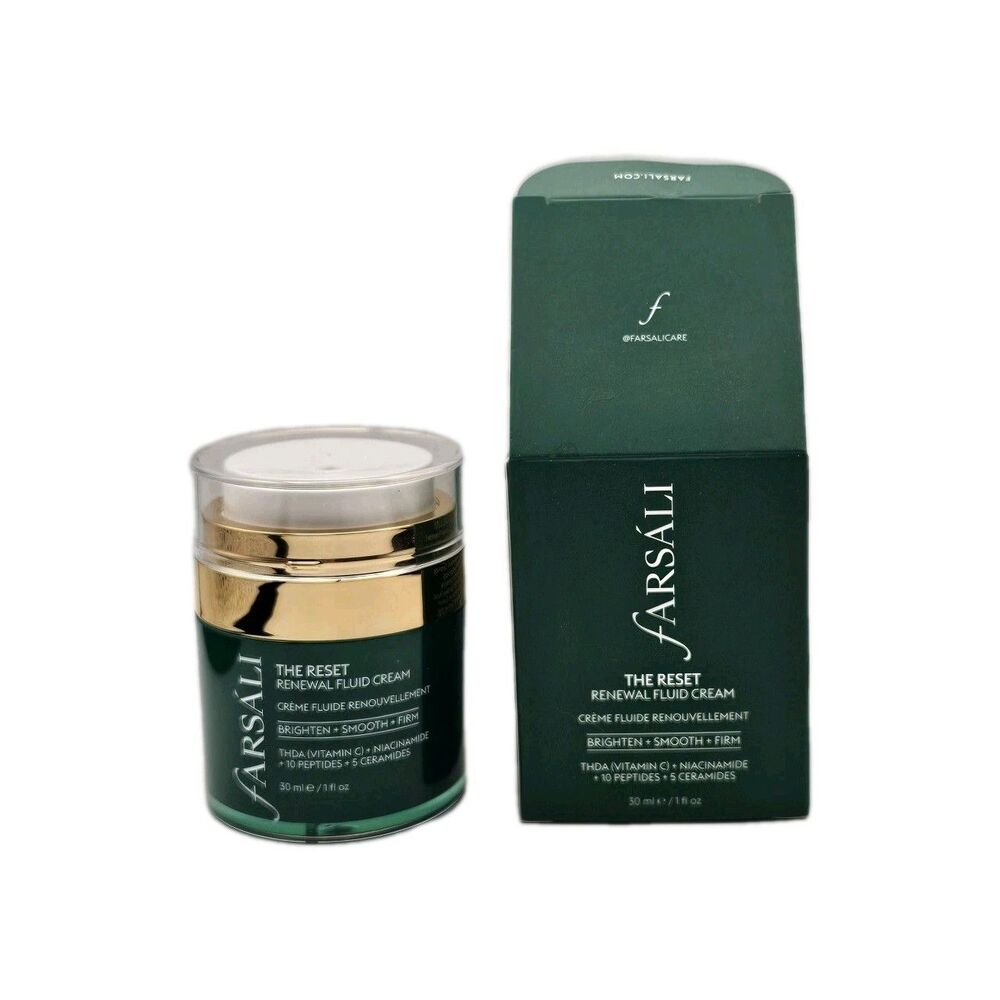 Farsali THE RESET Renewal Fluid Cream, Brighten/Smooth/Firm 1 fl Oz